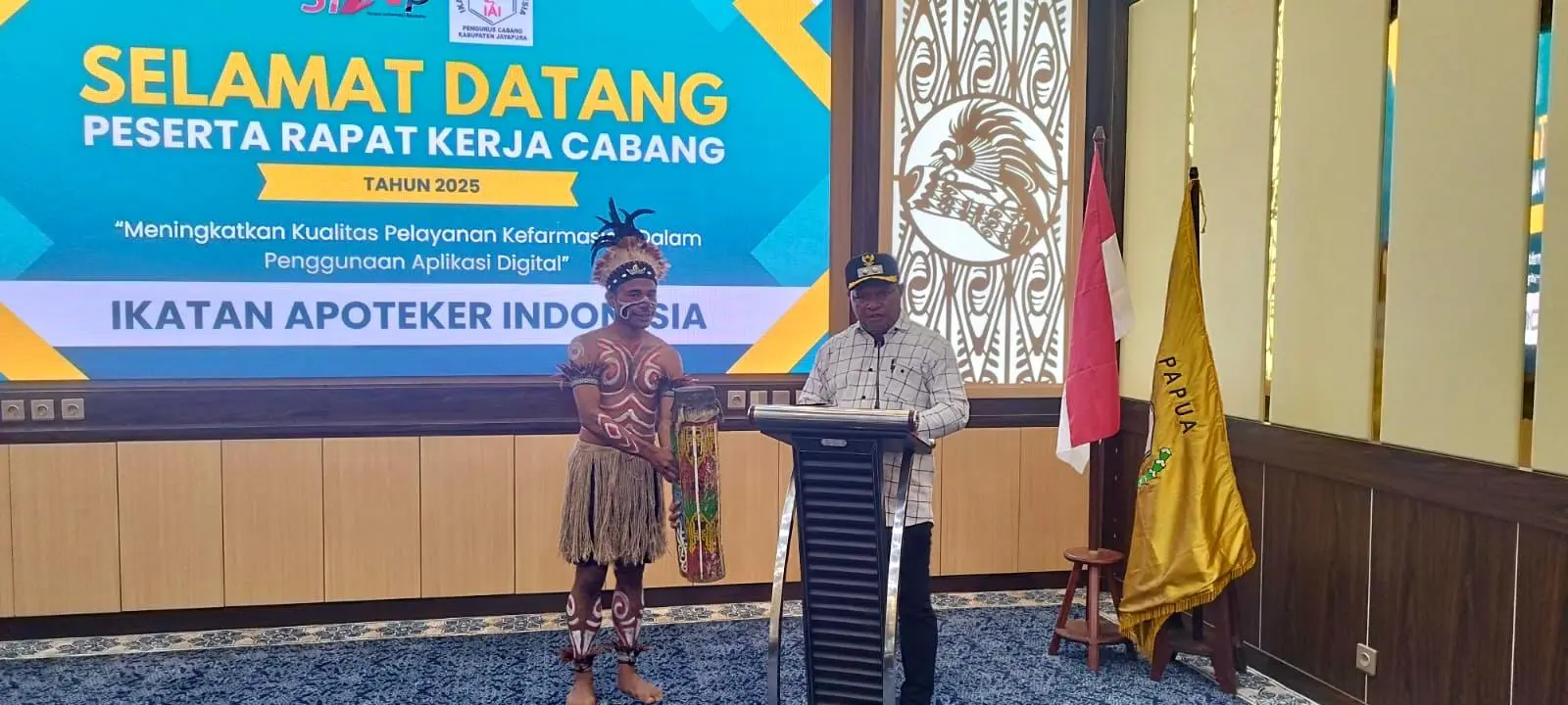 Wabup Haris Yocku Buka Rakercab IAI Kabupaten Jayapura