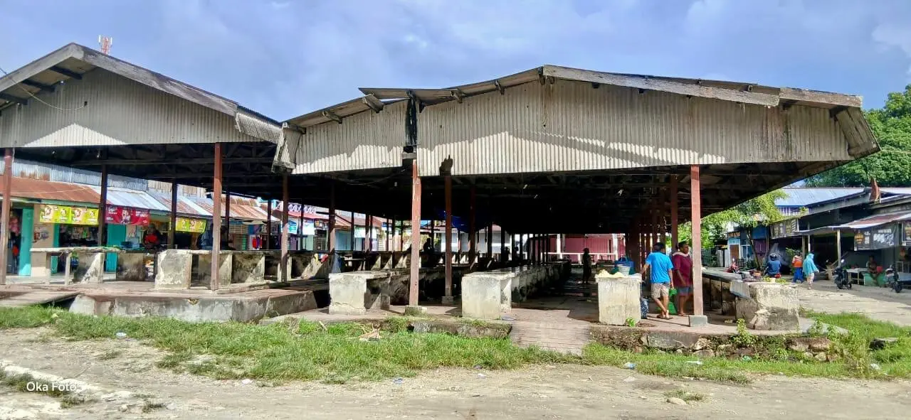 Pasar Rakyat Banuku Nimboran Resmi Beroperasi, Pedagang Diminta Hentikan Aktivitas di Pasar Yang Lama
